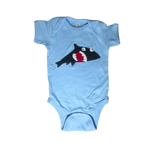 Baby Onesie - Shark + Fish - Mi Cielo X Matthew Langille mi cielo